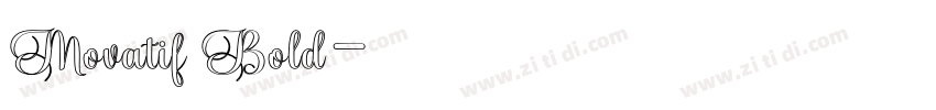 Movatif Bold字体转换 Movatif Bold字体转换